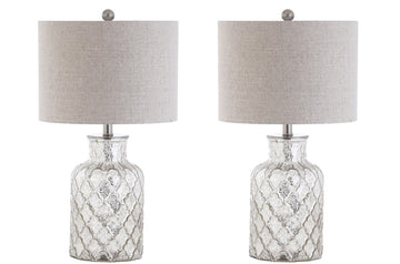 Alvord 24.5" LED Glass Table Lamp - JONATHAN Y